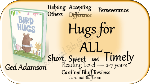 Children's book, Bird Hugs, Ged Adamson author