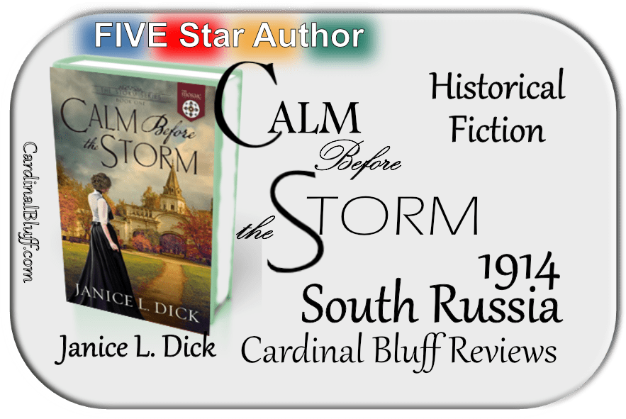 Calm Before the Storm, political, historical fiction. Janice L. Dick author
